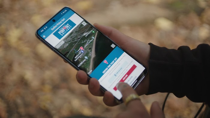 Customers can open the Domino's app, drop a pin, and place an order