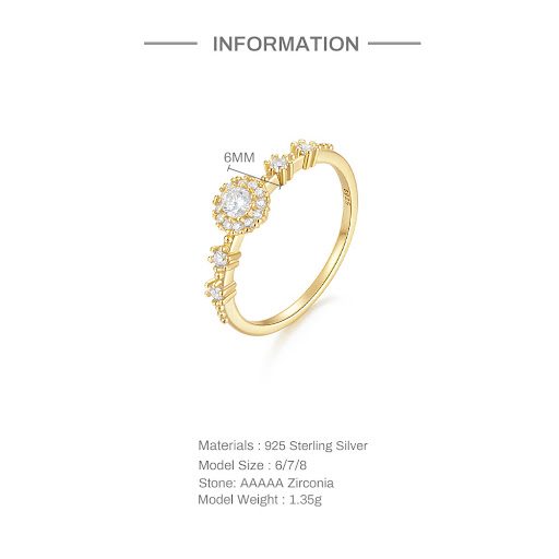 Title 1, Romantic proposal ring with luxurious flower an...
