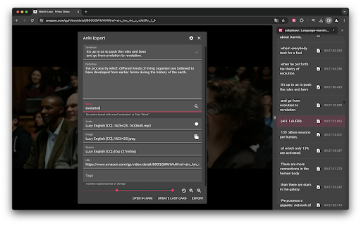 asbplayer: Language-learning with subtitles