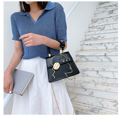 Title 11, Female Bag, Portable Messenger Bag with Western...