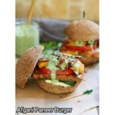 Afgani Paneer Burger