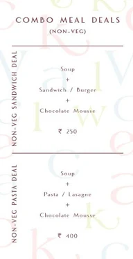 Cake Walk menu 4