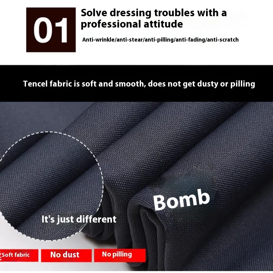Title 11, Pantalones Casuales para Hombre Elasticos Sin P...