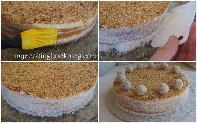 Торта Рафаело (Raffaello Cake)