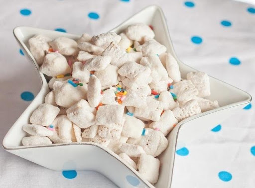 Cake Batter Puppy Chow