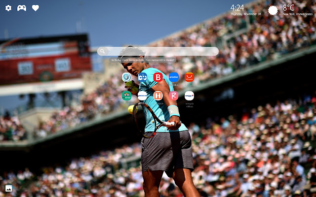 Rafael Nadal Wallpapers New Tab