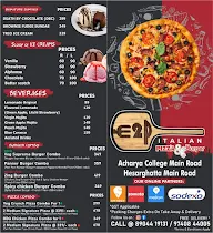 E2P Italian Pizza & Burger menu 2