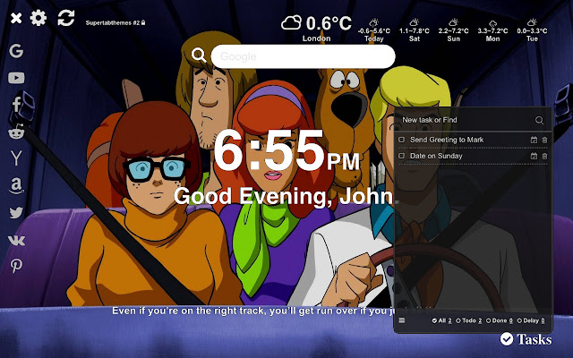 Scooby Doo and Batman Wallpapers Tab