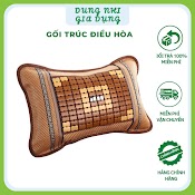 Gối Trúc Thoáng Mát Nhỏ Gọn Êm Dịu Gối Trúc Điều Hòa Thoáng Khí Giúp Massage Đầu