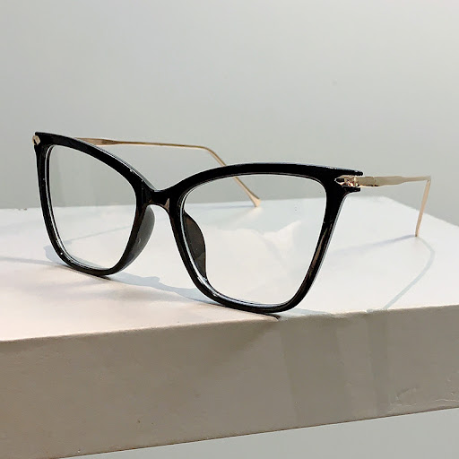 Title 10, New Retro Fashion Large Rim Cat Eye Anti-blue L...