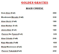 Golden Gravies menu 1