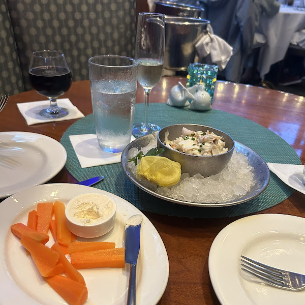 Our server brought us carrots and whitefish mousse instead of bread service, which was very nice of him (we didn’t ask).