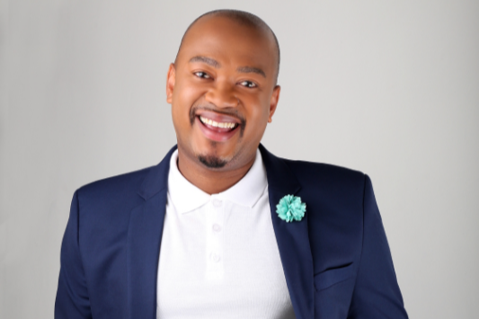 Entertainer, actor and businessman Kope Makgae is presenting a news show on SABC1 called I'Kasi Lam. Pics supplied.