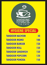 Hygiene The Cafe menu 2