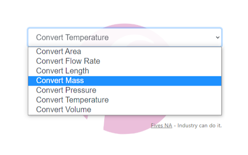 Fives Unit Converter