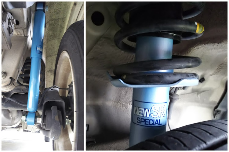 アルトラパンのKYBニューSRスペシャル・ラパンhe22s・GR garage・アッパーマウント交換・ダンパー交換に関するカスタム事例の投稿画像3枚目