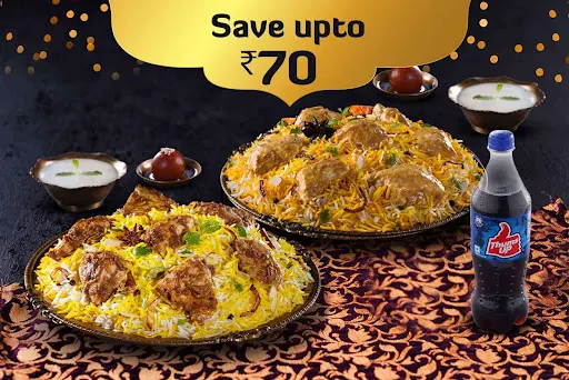 2 Shahi Non-Veg Biryanis (Serves-2)