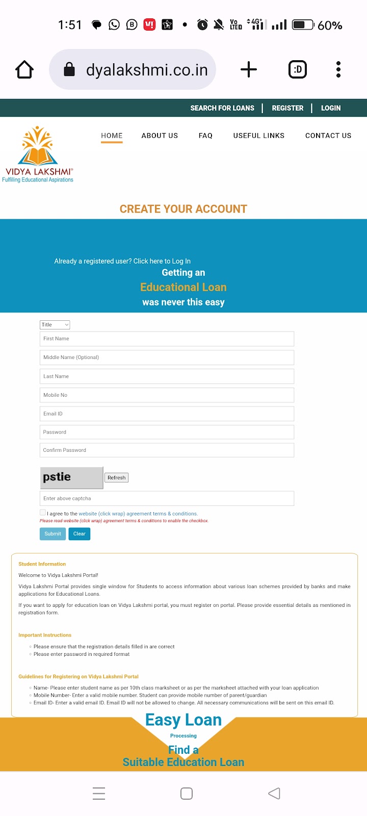 PM Vidya Lakshmi Education Loan