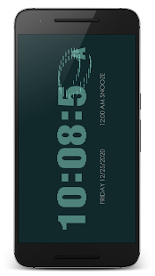PsPsClock "Scan" - Music Alarm Clock & Calendar - náhled