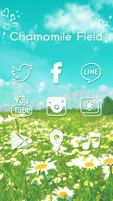 おしゃれなきせかえ壁紙 きれいなカモミールの花畑 Androidアプリ Applion