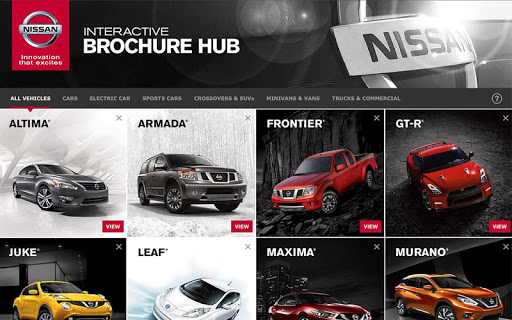 Nissan Interactive Brochures