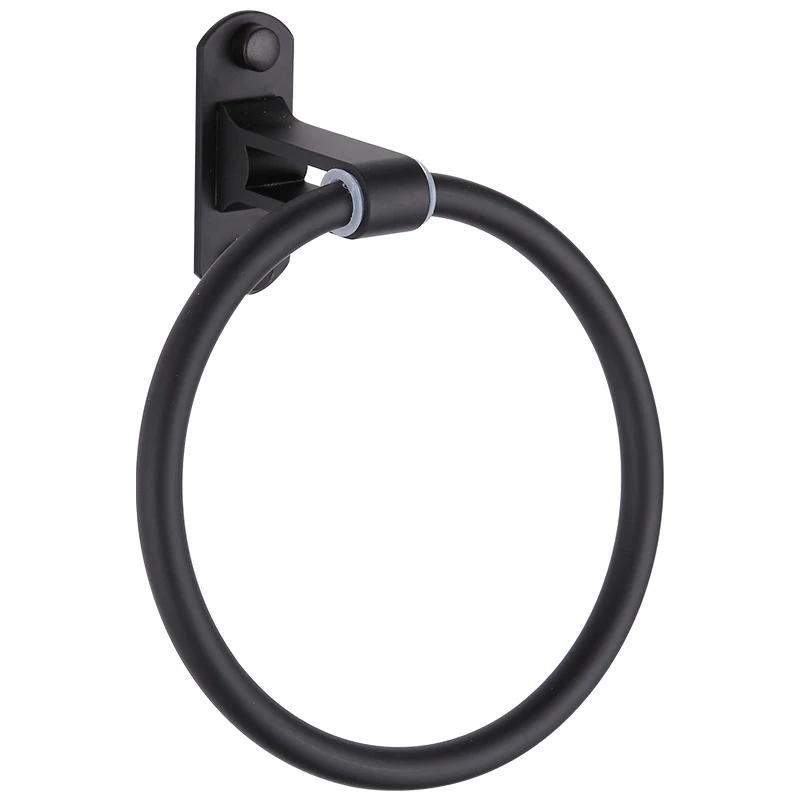 Niet-geperforeerde handdoekring voor de badkamer, eenvoudige installatie, elegant design, perfect om handdoeken op te hangen en ruimte te besparen