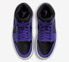 air jordan 1 mid black/purple