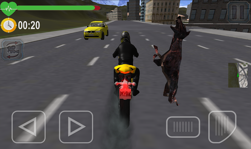 MotorBike Racing :Zombie Games Screen 2