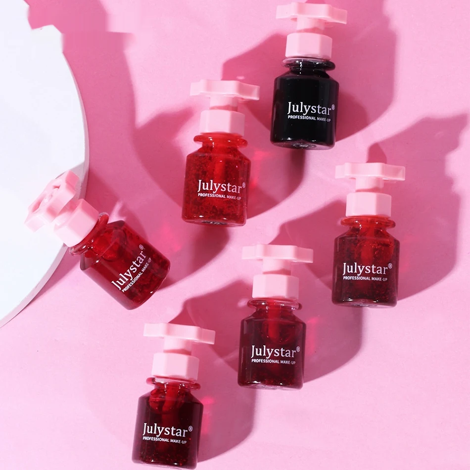 6 Kleuren Hydraterende Lip Lacquer Langdurig en Kleurvast, voor prachtige lippen die de hele dag perfect blijven zitten.