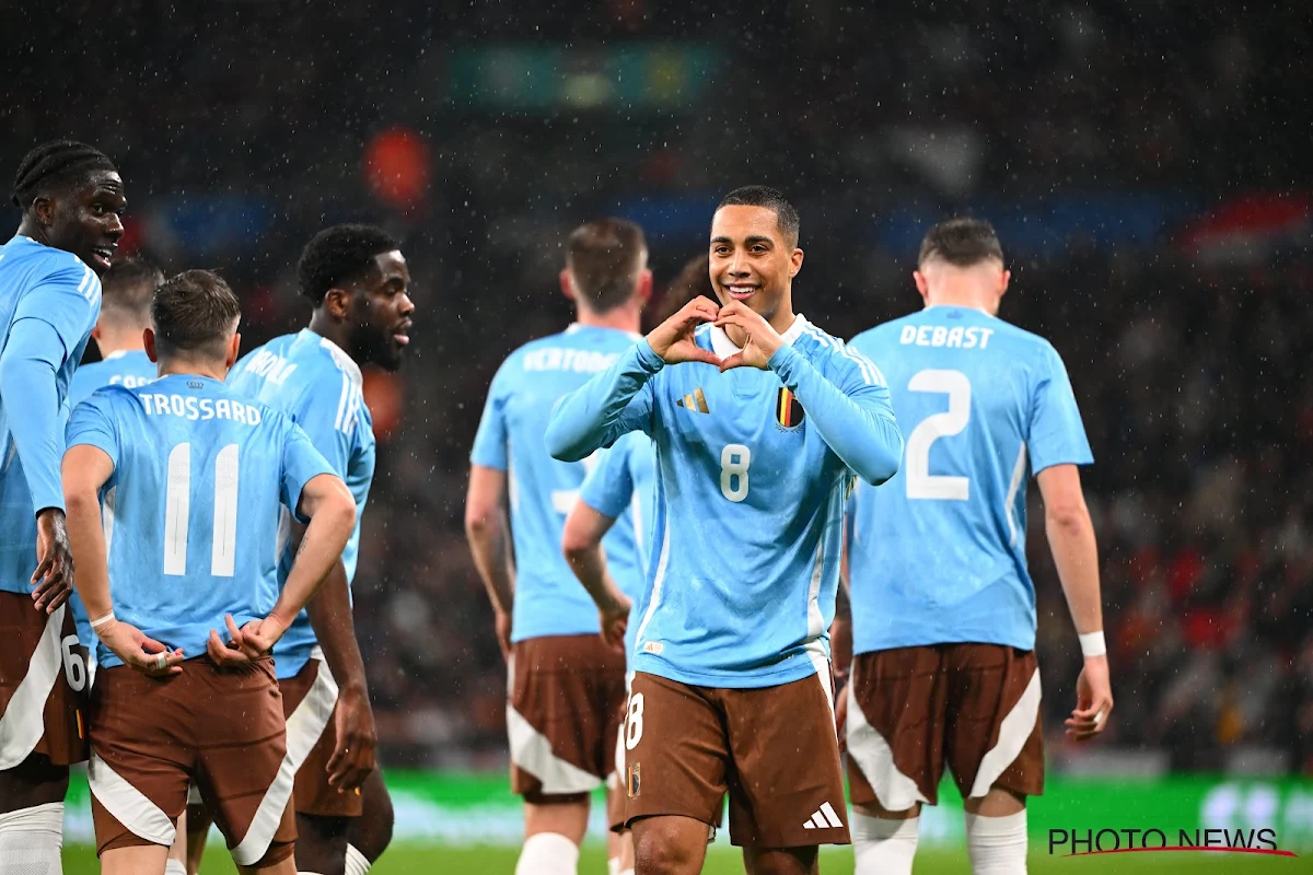 📷La grosse colère de Youri Tielemans après l'égalisation de l'Angleterre 