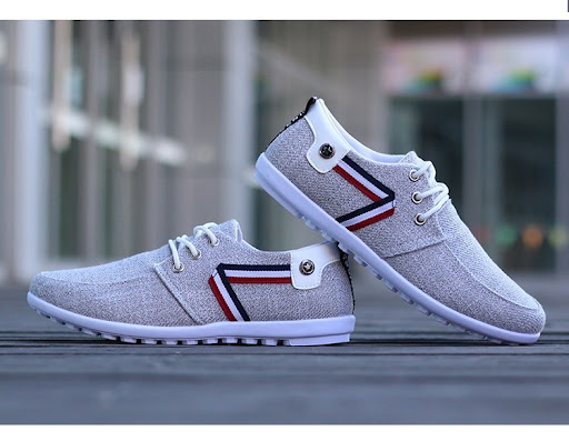 Title 5, Mens canvas shoes for everyday wear. Comfortab...