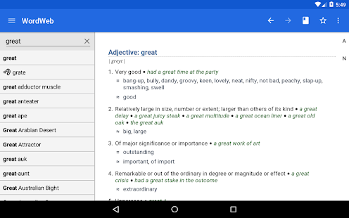   Dictionary - WordWeb- screenshot thumbnail   