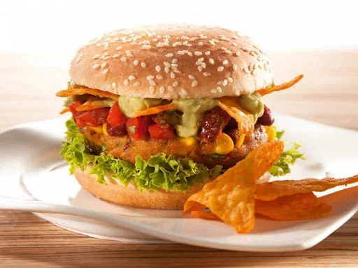 Veg Nacho Burger