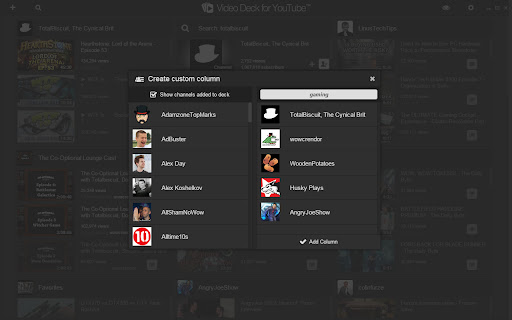 Video Deck for YouTube™ - for Desktop