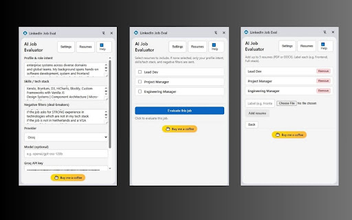 AI Job Evaluator for LinkedIn (Free) screenshot 1