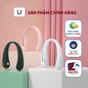 Quạt Đeo Cổ Mini Tích Điện Tiện Lợi Thông Minh, Thời Trang, Thiết Kế Không Cánh Quạt, Sạc Usb - Qc2