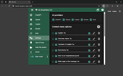 AI Anywhere for ChatGPT Preview 2