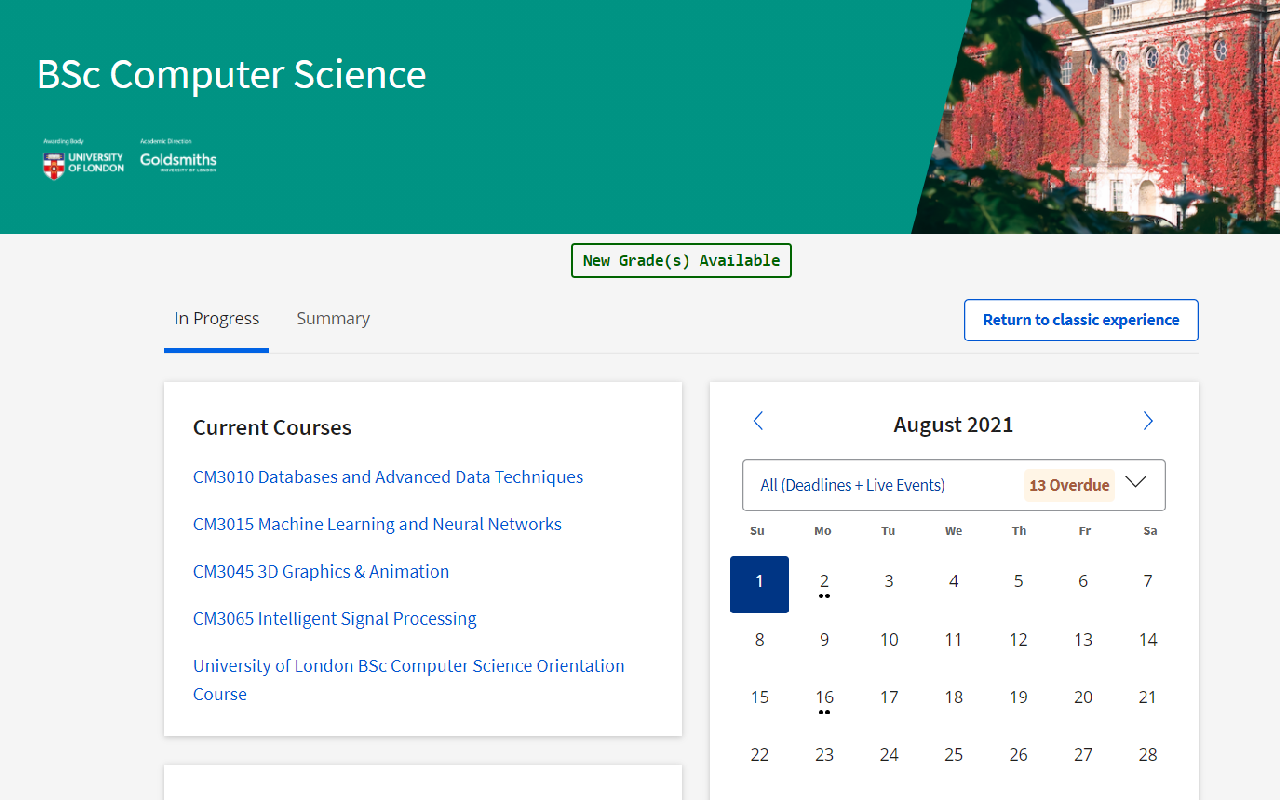 UoL Coursera Grades Preview image 0