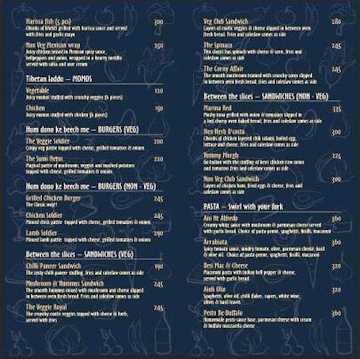 Cafe Narumeg menu 