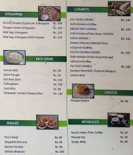 Mr Idli menu 2