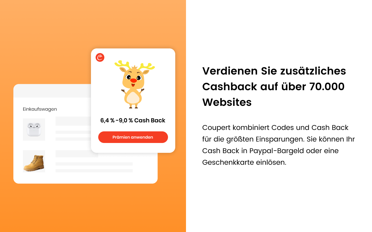 Coupert DE - Coupon Finder & Cashback Chrome Extension Image 8