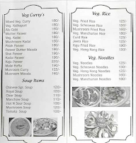 Goan Street Food menu 1