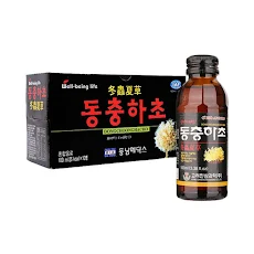 Nước Uống Đông Trùng Hạ Thảo Hàn Quốc (Hộp 10 Chai X 100Ml)