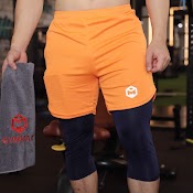 Quần Legging Nam 2 Lớp Chạy Bộ, Tập Thể Thao - Gymmax B1002