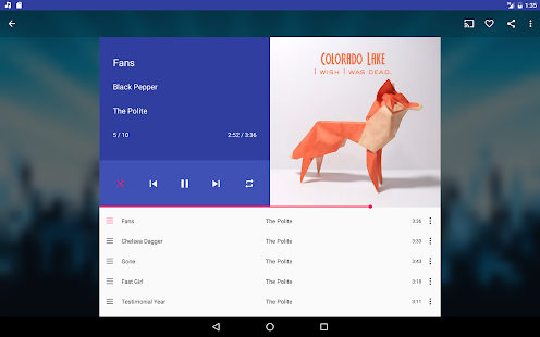 Shuttle Music Player