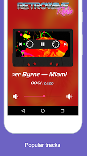 Retrowave Radio Screenshot