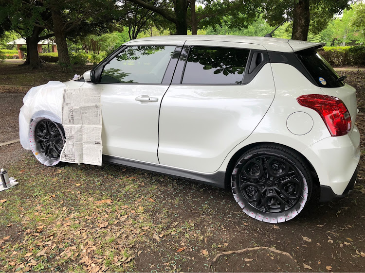 スイフトスポーツのホイール塗装・TEIN FLEX Z・zc33s・純正ホイール流用に関するカスタム事例｜車のカスタム情報はCARTUNE