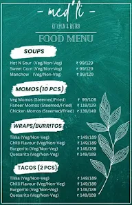 Med'li kitchen & bistro menu 1