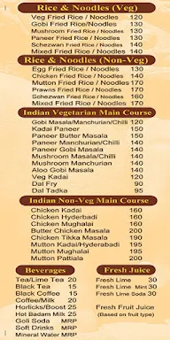 Pallavaa Restaurant menu 3