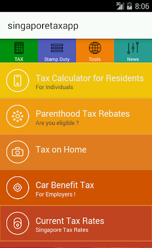 Tax Calculator for Singapore